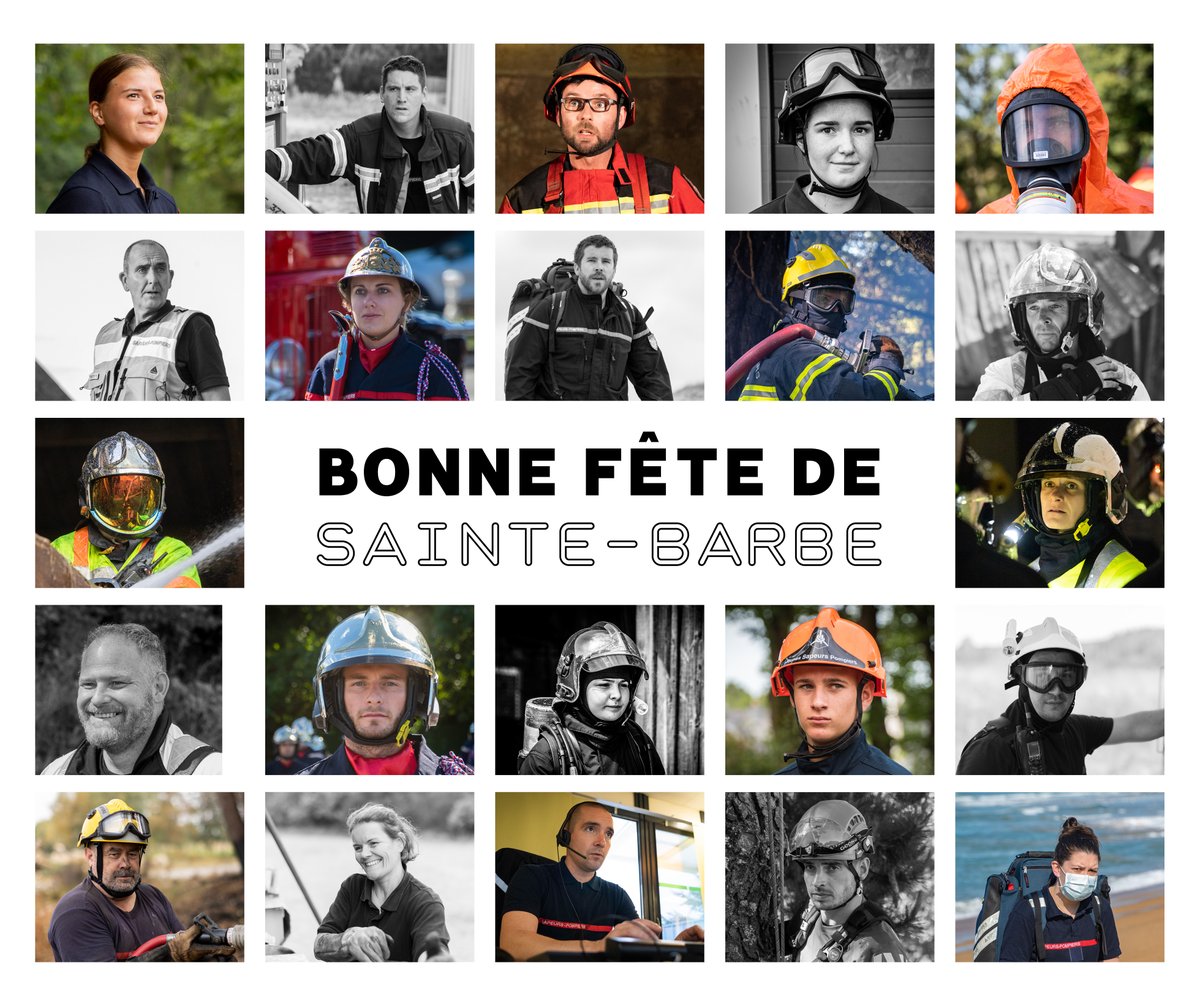 #SainteBarbe | En ce dimanche 4 décembre, nous souhaitons tous les #pompiers, une belle journée. Merci à toutes et tous pour votre engagement, votre investissement et votre mobilisation pour porter secours 🙏.
Que Sainte-Barbe vous protège !