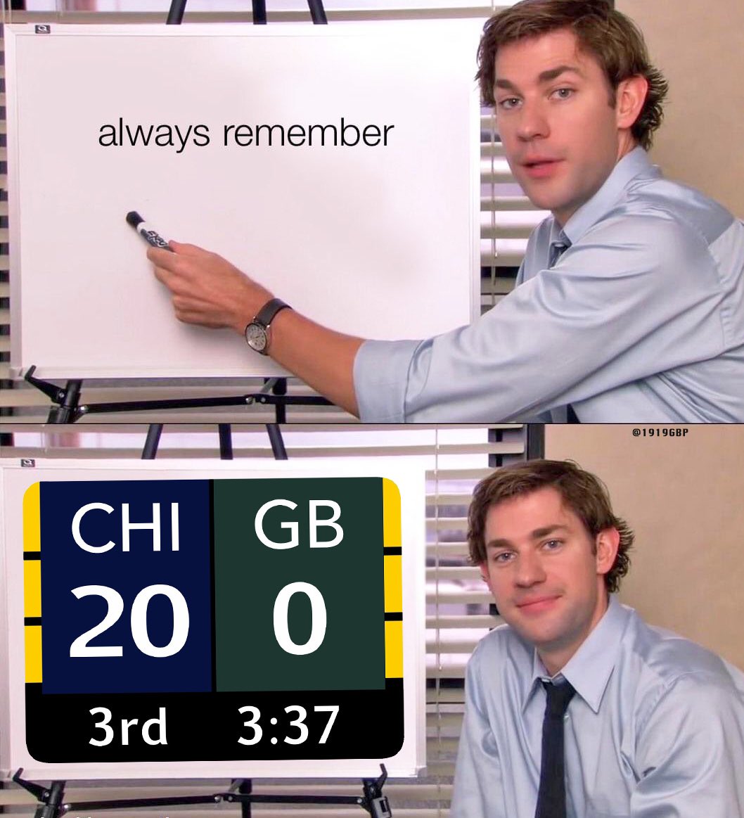 1919GBP's tweet photo. GAME DAY PACKERS FAM 🏈

#BearsStillSuck 
#GoPackGo https://t.co/PlE9xdkQU3