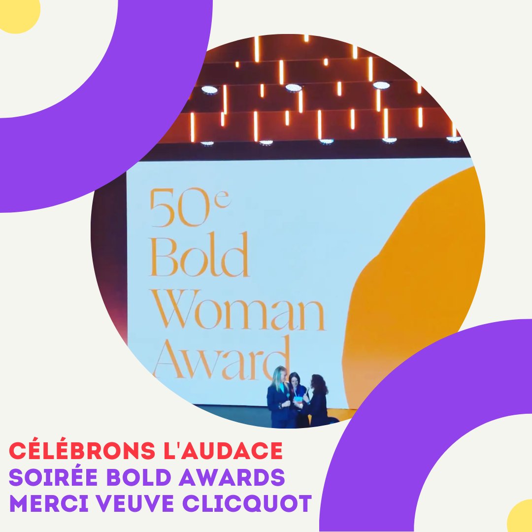 #womeninproptechFrance a été présente à la soirée @veuveclicquot pour célébrer l'audace des femmes 💯 , un moment magique avec une bonne dose d'inspiration 🎉#boldwomanaward #boldwomanawards