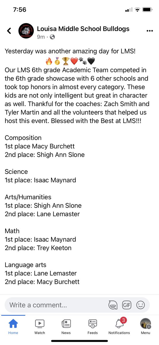LMS_Bulldogs's tweet photo. ❤️🐾🏆🖤🥇 @All_in_LC https://t.co/4ynionV2aD