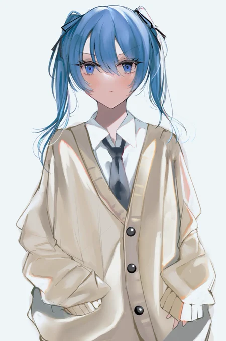 「寝てる間に髪いじったやつ……出てこい……!!」#ほしまちぎゃらりー 