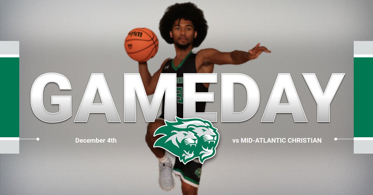 GAMEDAY.  Men's Basketball faces Mid-Atlantic Christian today in Game 2 of the Roger Taylor Invitational in Rocky Mount, NC.  Tip-off is scheduled for 2:00PM. <a href="/GCPride_MBBall/">Greensboro College Men's Basketball</a> <a href="/GCMBB1/">GCMBB</a> <a href="/Gboro_College/">Greensboro College</a> #WeAreOnePride