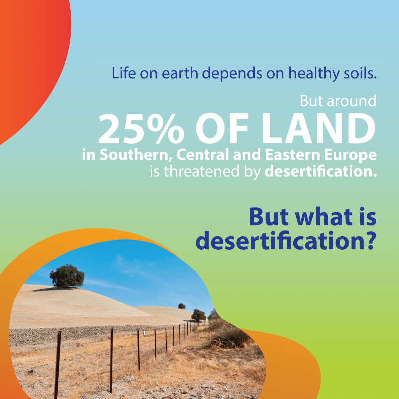 EU_Commission's tweet photo. Today is #WorldSoilDay.

In Europe, in less than a decade, the area of land at risk of desertification has increased by the equivalent of the size of Greece and Slovakia combined.

🌱Our #MissionSoil leads the transition towards healthy soils and aims to reduce desertification ↓