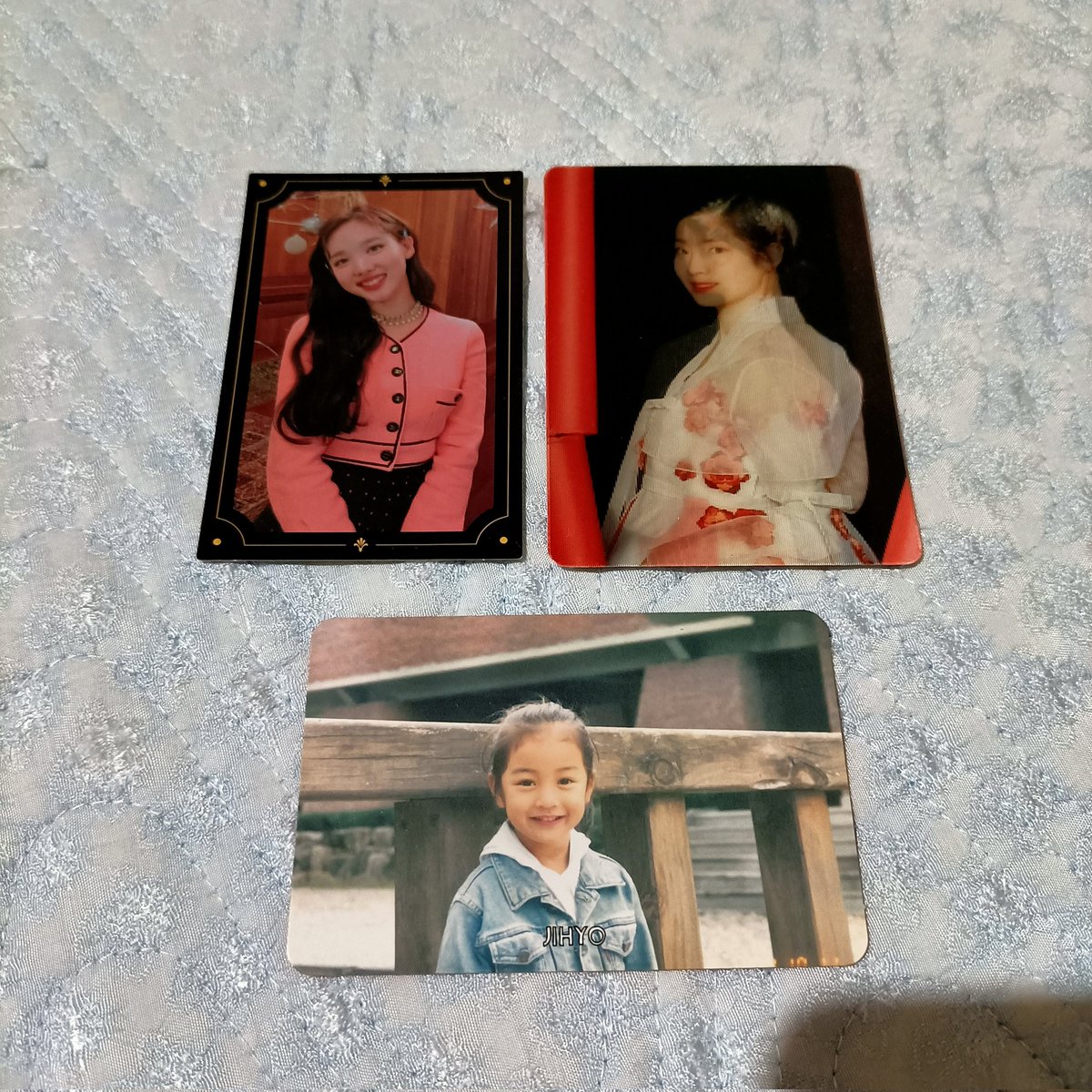 ellowyou's tweet photo. wts lfb PH
ONHAND

TWICE Photocards 
1st - 50
2nd - 80
3rd - 100
4th - 120
pf+sco fees: 10

DOP: 3days
gcsh/sco
RCBYT

MINE+PIC

Dahyun Nayeon Jihyo Tzuyu Sana EWO Fancy Merry Happy YOY Formula of Love FOL Summer Nights Taste of Love TOL Feel Special More and More Year of Yes TSB https://t.co/WnqynVrY87