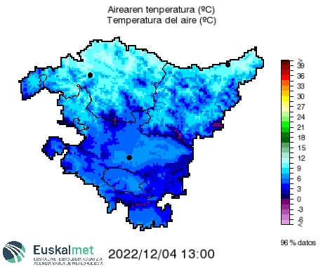 📡🌡 #Orain #Ahora

🌤 Arratsaldea eguzkitsua izango da, baina freskotik jarraituko dugu.

🌤 La tarde será soleada, pero se mantiene el ambiente fresco.
