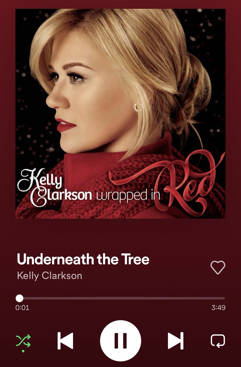 IMPORTANT ANNOUNCEMENT: This is your seasonal yearly reminder that Kelly Clarkson’s “Underneath The Tree” is absolutely outstanding, criminally underrated, and absolutely the best Christmas song.