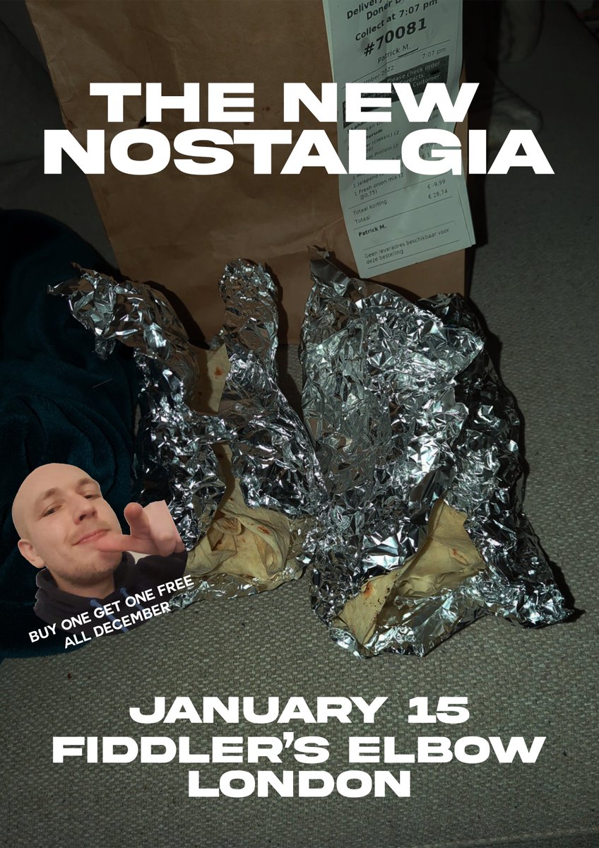 Great news kids, The New Nostalgia will be making a triumphant return to London in January. And whats more, tickets are BUY ONE GET ONE FREE throughout December. Lovely bit of business. Don't say we don't treat you skiddle.com/whats-on/Londo…