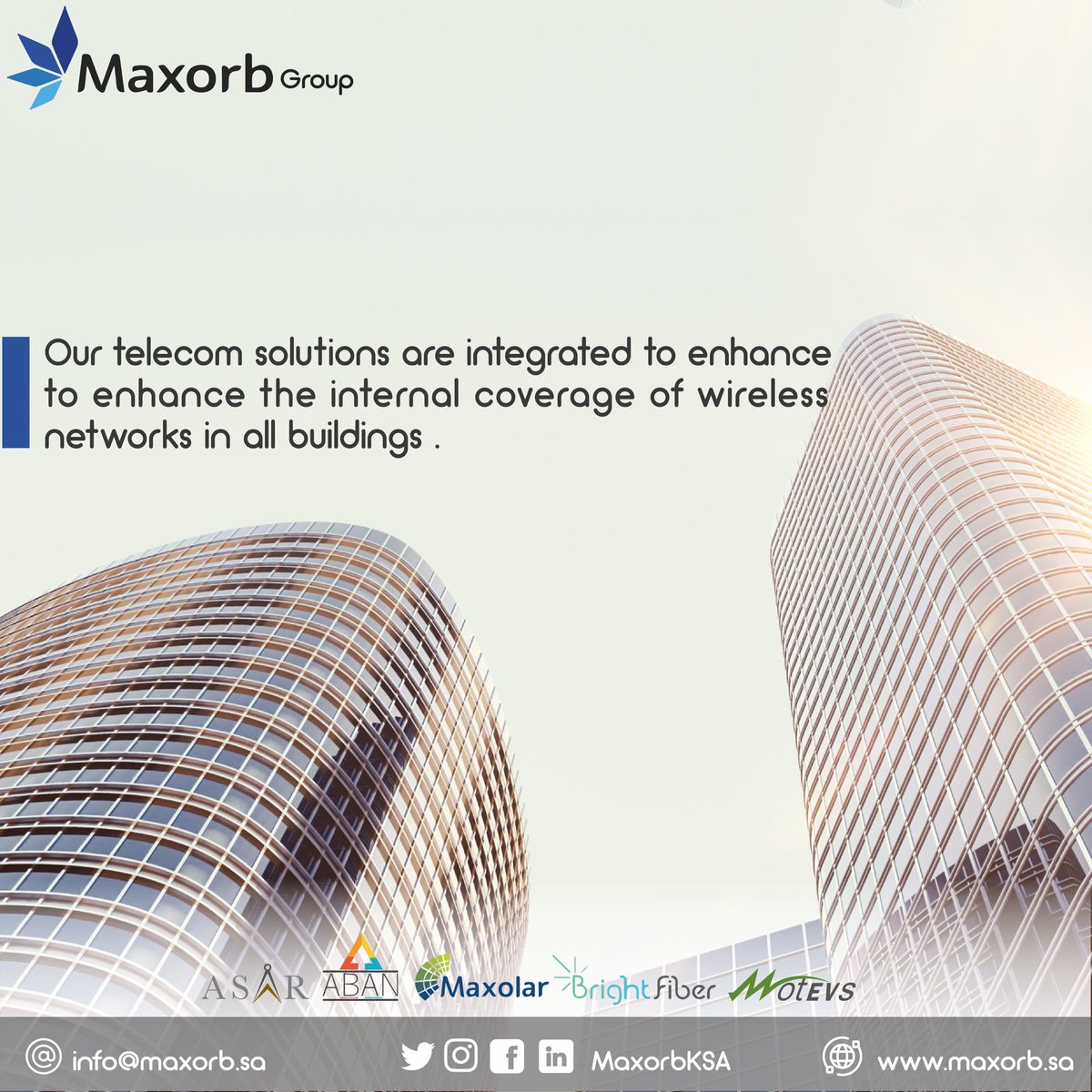 MaxorbKSA's tweet image. #Telecomsolutions #wireless #حلول_الاتصال