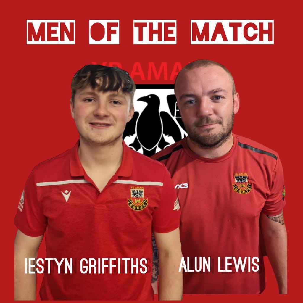 Final score from yesterdays game.

Men of the match were <a href="/GriffIestyn/">Iestyn Griff</a> and Alun Lewis 🏅 🏅