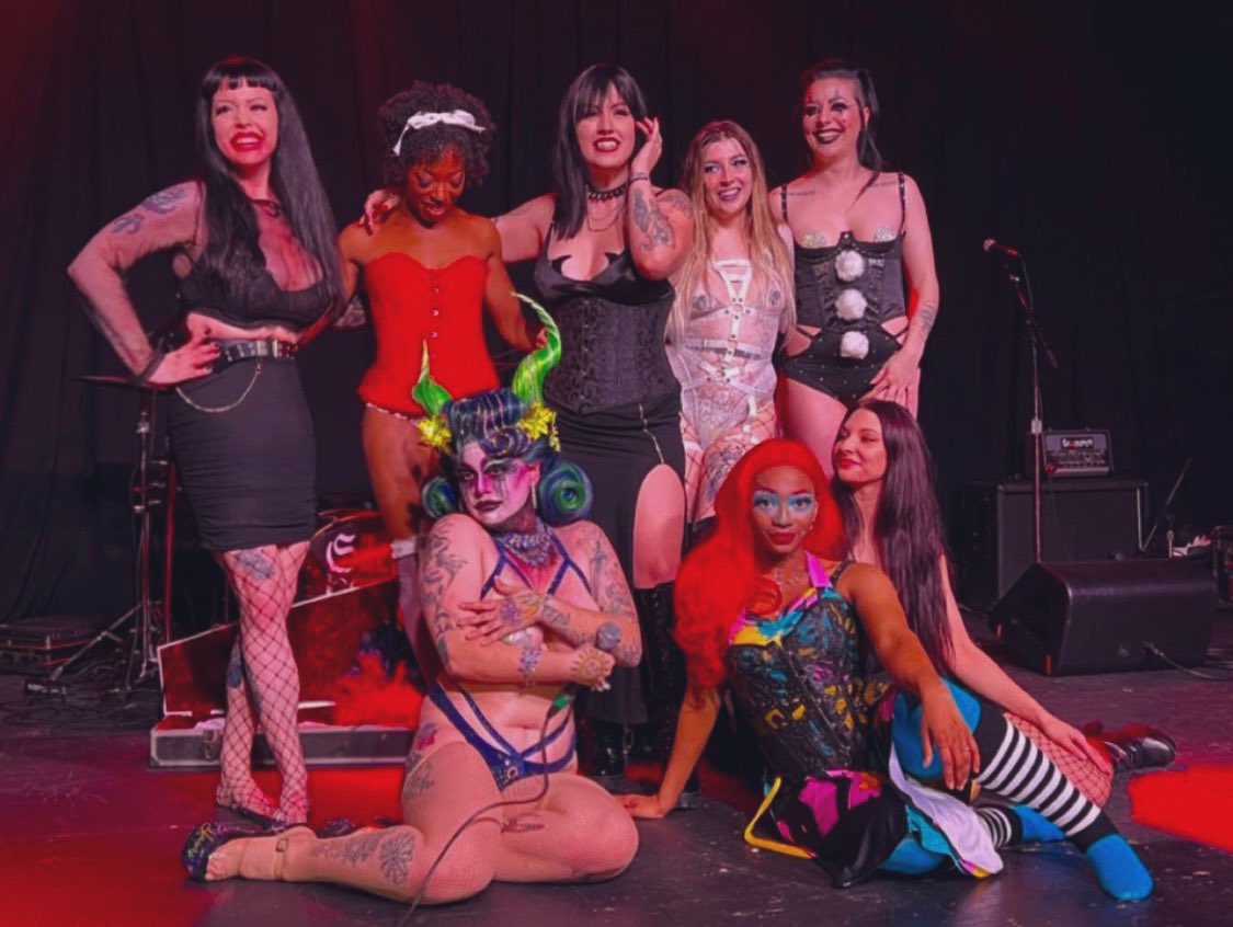 Thank you to everyone that showed up last night for Black Christmas Burlesque at Eastside Bowl!! 🖤 #burlesque #nashvilleburlesque #horrorburlesque
