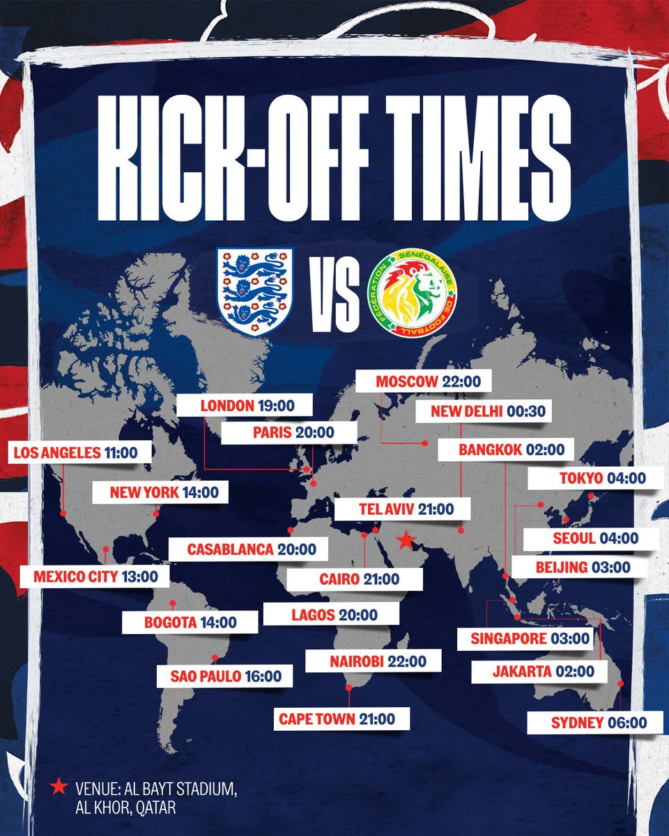 England's tweet image. Five hours to go! ⏳