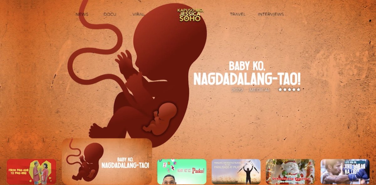 KM_Jessica_Soho's tweet photo. NOW AIRING: BABY KO, NAGDADALANG-TAO! #KMJS https://t.co/rPwFClXkG4