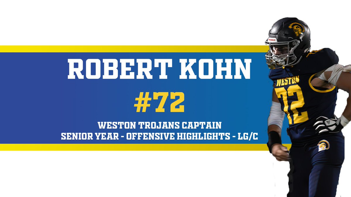 RobbieKohn72's tweet image. Check out my full Senior Year Offensive Highlights

Weston #72 Captain

5 games at LG then swapped to C due to our center getting hurt.

hudl.com/v/2JzNWs

#recruitme #relentless #driven #fight #teamwork #leadership #discipline #allin #believe #brothers #family #justus