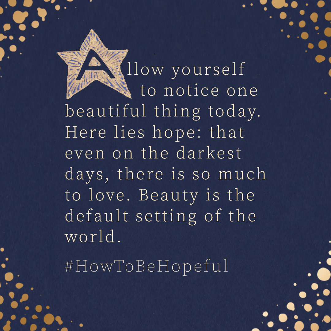 betterussell's tweet photo. Day 4 of mine and Sadie Cook's Hope Advent  calendar
"...Beauty is the default setting of the world" 
I'm aware I'm posting this when its already dark for most of us! But I was glad to be reminded of beauty today. Love to all #howtobehopeful #hope  #adventcalendar #christmas https://t.co/7wKfnTdnyu