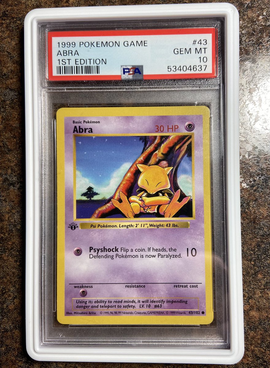 BuyGradeSell's tweet photo. Number 1 favorite Pokémon. Happy to add this to my collection https://t.co/zIhImrDkfp