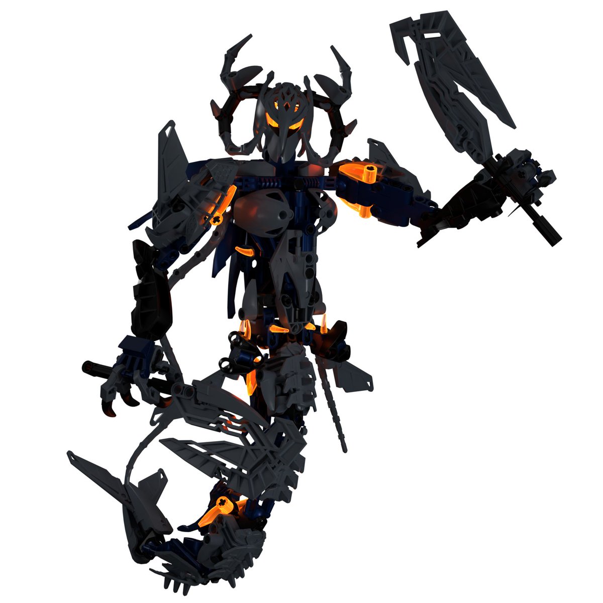Miraider1's tweet photo. Livya is the Makuta that was assigned to Mahri Nui before the Great Cataclysm, which sunken the island. She has been greatly mutated by the Put Mutagen.
It has been rumored that she perished during the Great Cataclysm, don't know that she survives.
#stud_io #Bionicle #bioniclemoc https://t.co/7uc3GfzHnb