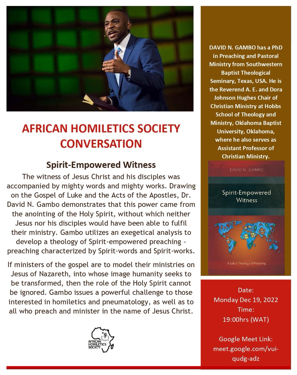 African Homiletics Society (@ahsafrica) on Twitter photo 