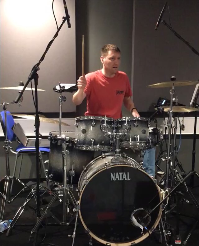 Trishula drummer extraordinaire Mr Lloyd Daker 🥳🎶🤘👍