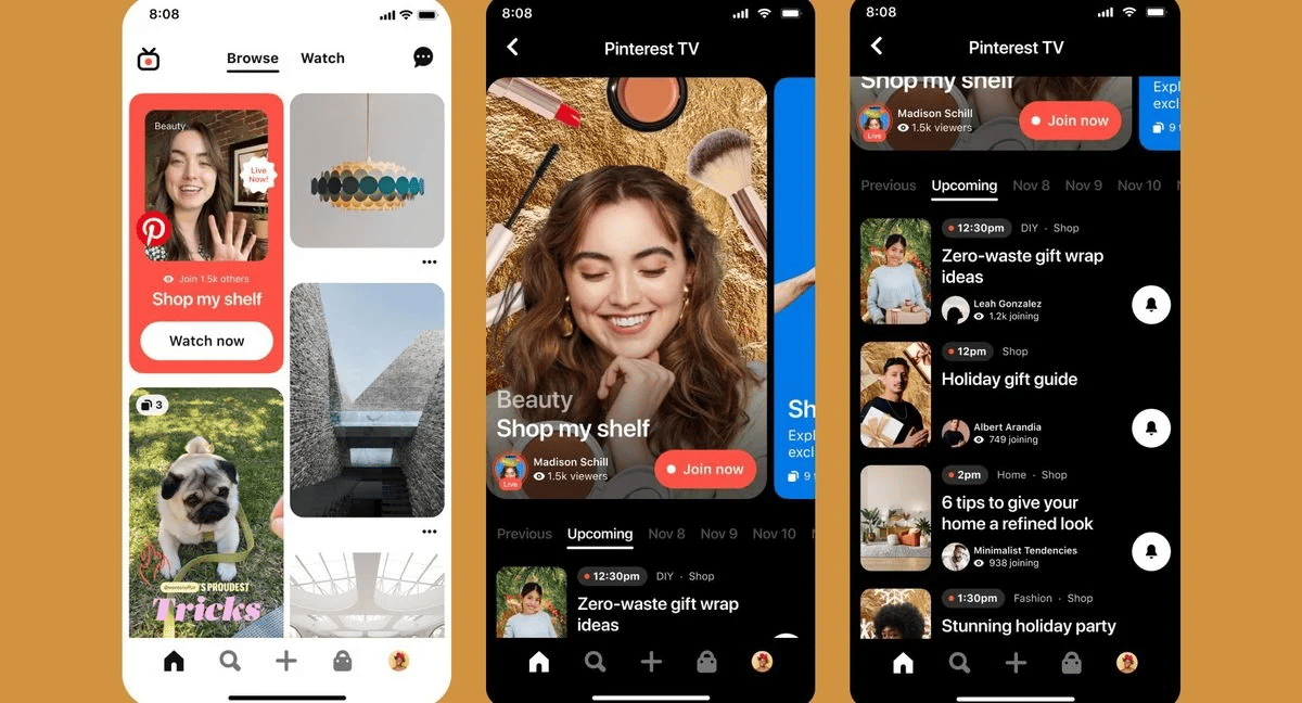 Pinterest TV fait peau neuve pour les fêtes de fin d’année 2022 dlvr.it/SdqlGr