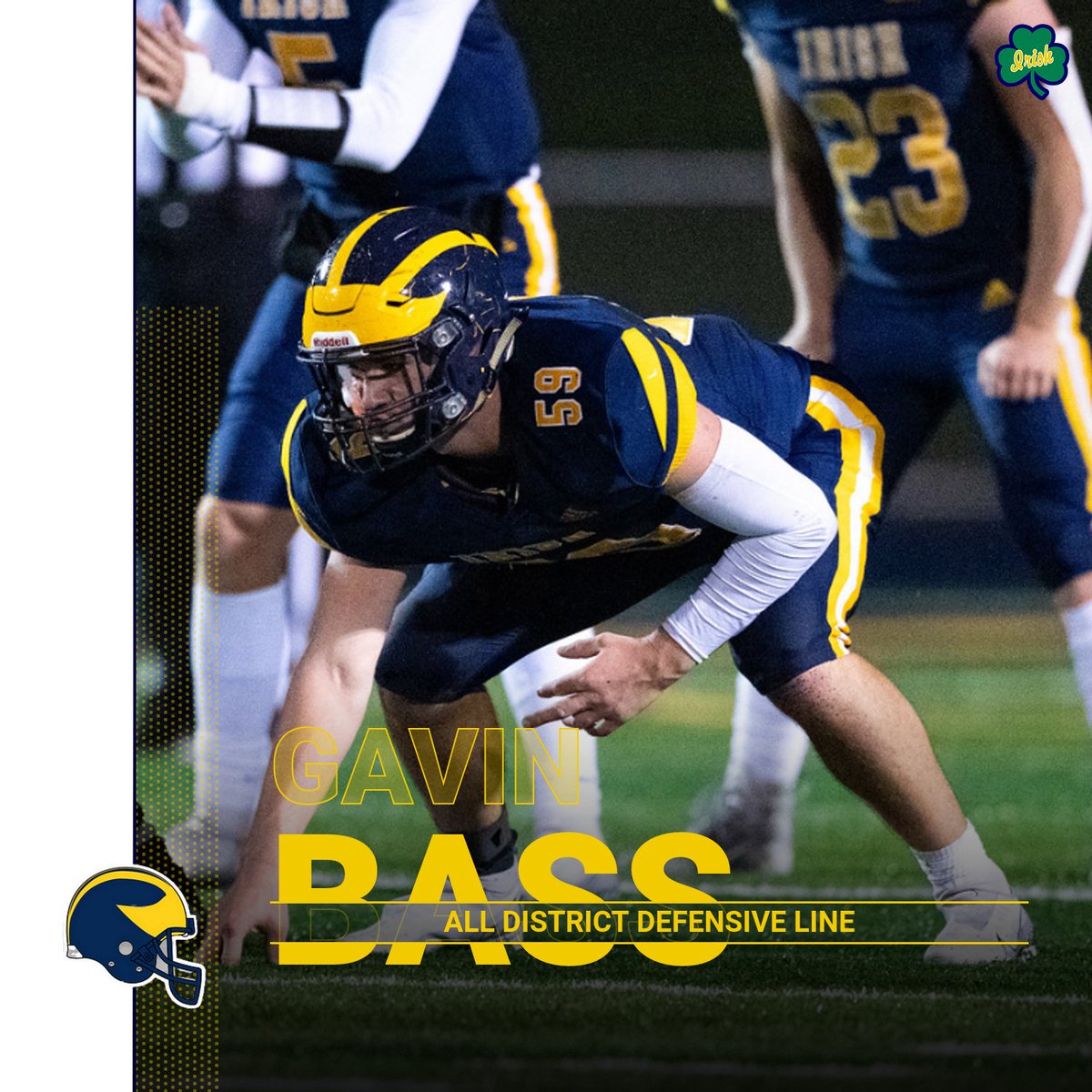 All-District Defensive Line @gavinbass56