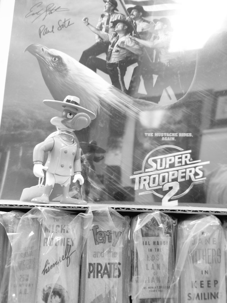 Crispy Comic News and Reviews (@crispy_simmons) on Twitter photo In honor of <a href="/Aaron_Sparrow/">Aaron Sparrow™ is a JERK!</a> and #DarkwingDuck returning we had to dig through the back room and give this little guy the spotlight for the month right on our counter. Right next to his Previews Cover! Let your LCS know as soon as you can to get on the pull list! Don't miss out! 🔥 In honor of <a href="/Aaron_Sparrow/">Aaron Sparrow™ is a JERK!</a> and #DarkwingDuck returning we had to dig through the back room and give this little guy the spotlight for the month right on our counter. Right next to his Previews Cover! Let your LCS know as soon as you can to get on the pull list! Don't miss out! 🔥