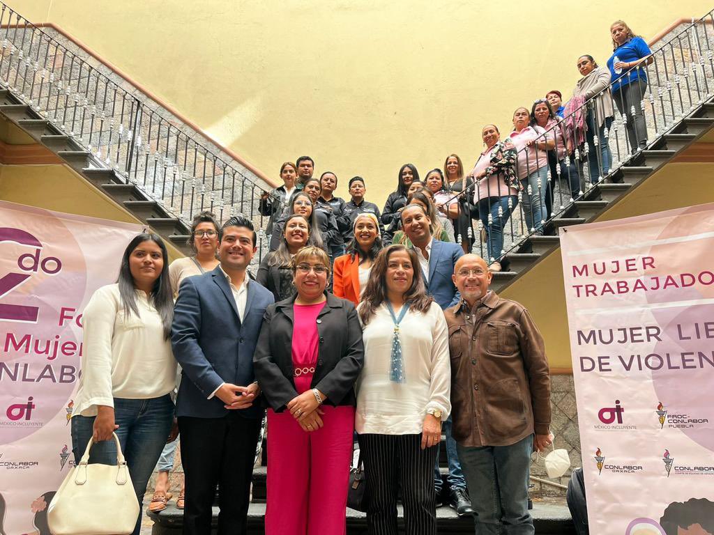 castillo_rosas's tweet photo. Con gran éxito se llevó a cabo el Segundo Foro de mujeres #CONLABOR #PUEBLA, Mujer Trabajadora, Mujer Libre de Violencia @rene_froc @_CONLABOR @CONLABOROaxaca @PueblaFroc #CristinaSanchezPavon https://t.co/CwSYP0zC4l