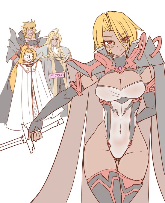 落書き!
TSと四天王!
黒翼戦姫ver TSジネ様from @arex9 