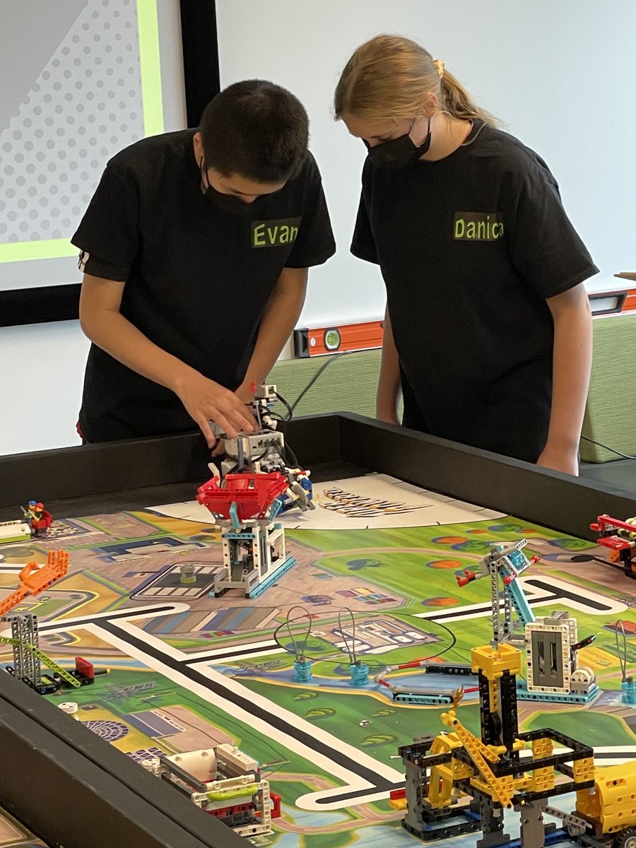 m_nephin's tweet photo. Competing at Calian Headquarters all day today in the FLL Ottawa Provincial Qualifying Tournament!
Our 3 teams are showing coopertition and gracious professionalism in what they’ve learned about Lego robotics! #FLLOttawa #AllSaintsOCSB #ocsbOYAP #OttCatholicSB https://t.co/eKB8PqUQct