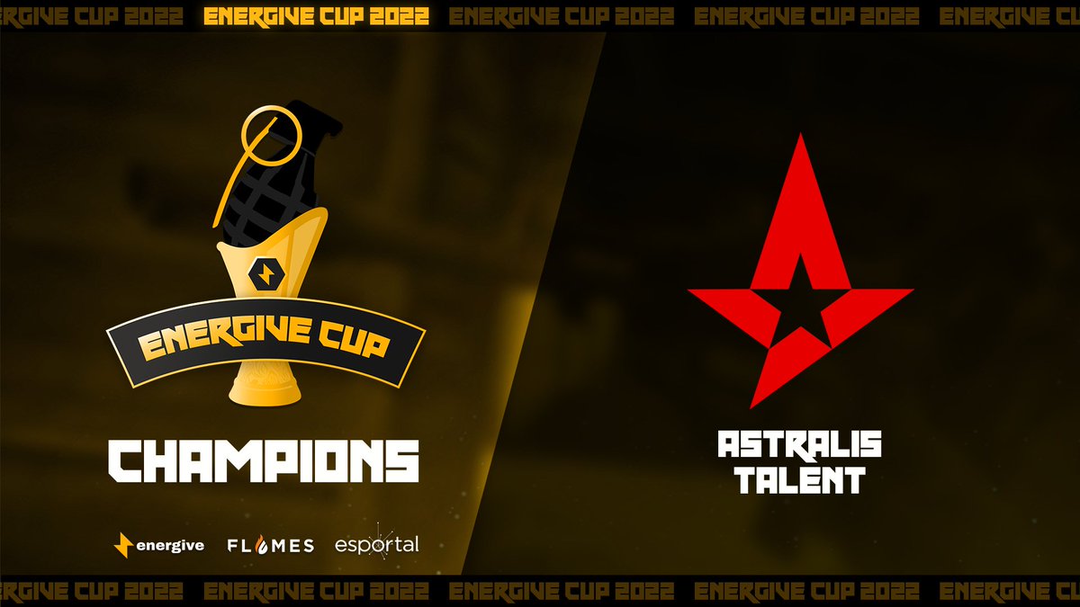 WE HAVE OUR #ENERGIVECUP 2022 CHAMPIONS 🏆

Congratulations <a href="/AstralisCS/">Astralis Counter-Strike</a> Talent and well-played to our  runners up from <a href="/MasonicGG/">MASONIC</a> 

Thanks for watching! ⚡️