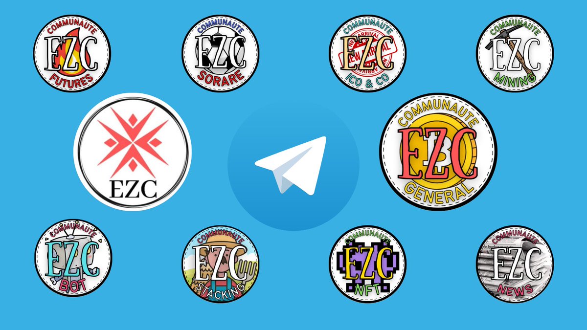 EasyCryptoEZC's tweet image. Les canaux Telegram #EZC 

EZC est avant tout une communauté qui est organisée sur plusieurs canaux Telegram, le but étant de s&apos;entraider mutuellement et d&apos;avoir des conseils d&apos;experts dans chaque domaine. 

Bien entendu, l&apos;ensemble de ces canaux sont gratuits ! 
👇