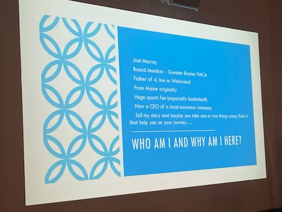 dshapMENTOR's tweet image. Loved going to my 1st @YMCA_Boston Achievers session yesterday. Amazing interactive session w/ board member Joel Murray, @NorfolkDedham CEO. His authentic &amp;amp; transparent discussion of his journey, extraordinary questions from Achievers on marriage, inflation, predictive analysis.