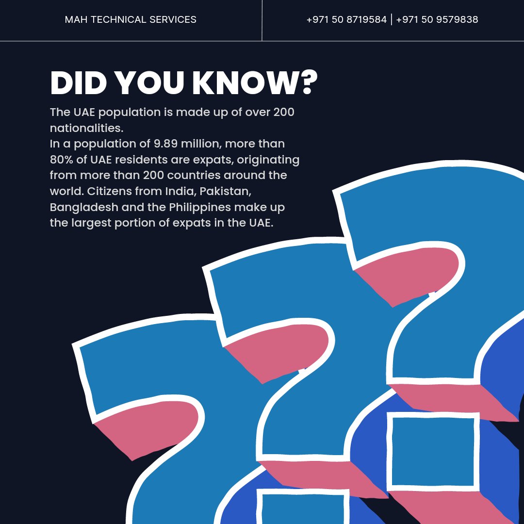 MAHTechnical's tweet photo. Interesting han?
Follow us for more interesting facts &amp; Information. @mahtechservices
-
-
#facts | #FACT | #DidYouKnow | #FactCheck | #factoftheday | #Dubai | #UAE | #WorldCup | #population | #IndiavBangladeshOnSonyLIV | #Pakistan | #Bangladesh | #Philippines | #FortniteChapter4 https://t.co/iYflqo2q0k