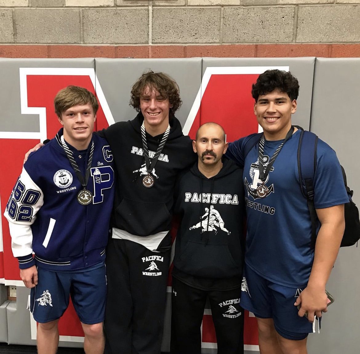 First tournament at Mater Dei after 4 weeks of wrestling, this is my first year and I have learned so much about myself as an athlete. I got 8th place in the 220 weight class going 3-2, 3 wins by pin and two close loses(3-0 &amp; 1-0). I’m excited for what the season has to offer!