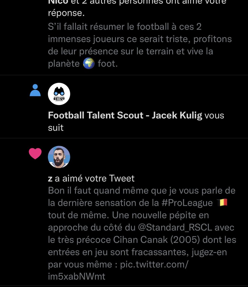 miguel901201's tweet photo. Si une référence (et quelle référence Jacek Kulig💚) me suit alors je ne peux que poursuivre dans cette voie.
C’est le signe qu’il faut que je continue à travailler. 💪
2023 j’arrive ☄️✨⚡️
#12Watch
Encore merci @FTalentScout https://t.co/uqFTRgukLM