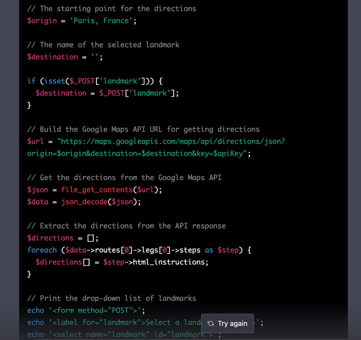 J’ai demandé à ce ChatGPT qui excite tout le monde en ce moment de m’écrire un programme PHP. Il l’a fait. Je lui ai fait modifier ensuite. Il l’a fait.

Machines are coming. Fast. 😵🤖