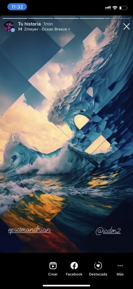 i_calderoni's tweet image. #waves #3DWaves #poetmondrian