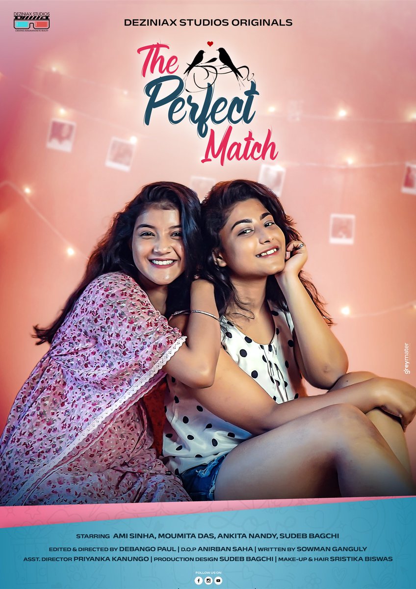 Deziniax Studios Presents 
বন্ধুত্বের আরেক নাম - 
'The Perfect Match ' 

Stay tuned with us 🤗
@GreymaterF
@GreymaterF
Moumita Das Ankita Nandy