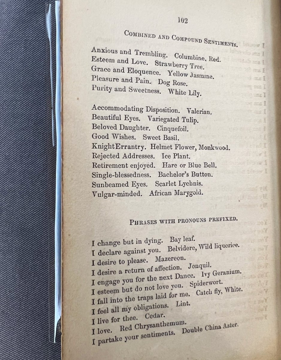 RHSLibraries's tweet photo. Do you speak the language of flowers?
Sending secret messages encoded in flowers was a popular Victorian pastime, allowing people to navigate strict social conventions and make their feelings known. Floral dictionaries helped to decode them.
#EYALanguage #ExploreYourArchive https://t.co/Uqa865cbqF