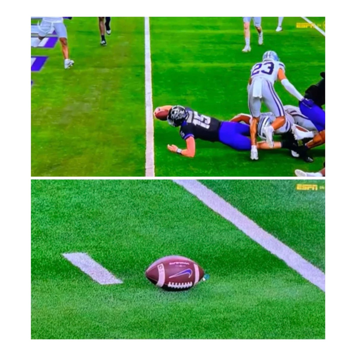 MoffGideon007's tweet photo. @Big12Conference Care explaining these two?? We don’t mind getting beat by a better team, but bad officiating helps no one! https://t.co/AmUqPcfNSh