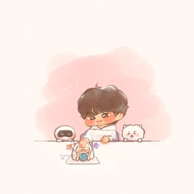 そんなジンくんが大好きだよㅋㅋㅋ#HappyJINday #JIN #BTSfanart 