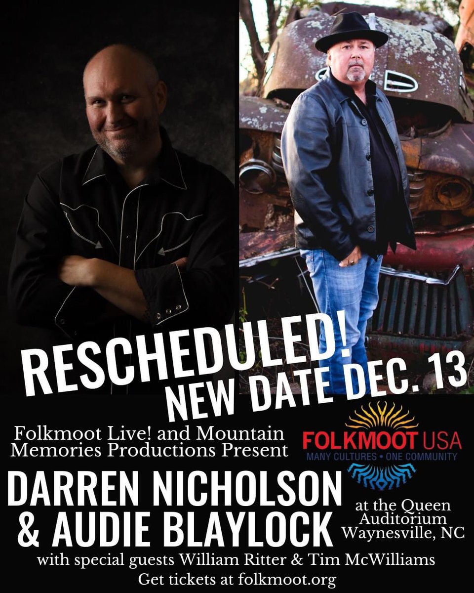 ❄️Come celebrate the Holidays with your friends and family at Folkmoot LIVE! ❄️ folkmoot.org/queen-auditori… Purchase tickets today! #folkmootlive #folkmoot #livebluegrass #livemusic #haywoodcounty #wncevents #nonprofit