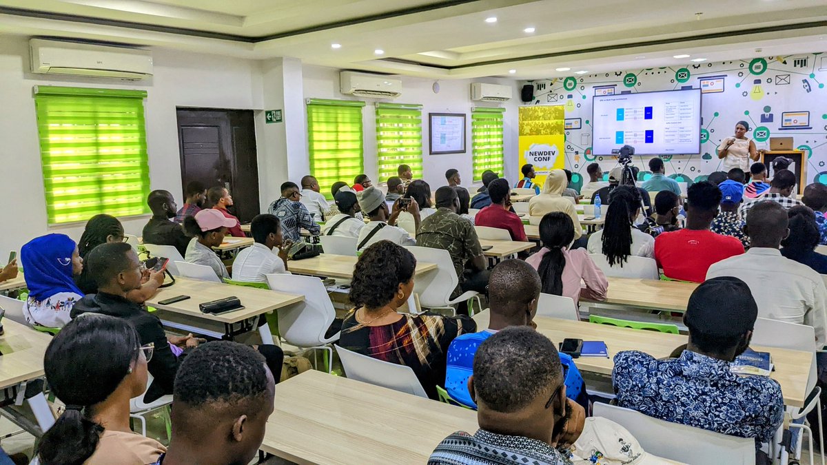 ebenezerDN's tweet photo. Thank you everyone for showing up! NewDev Conf 2022 was a huge success and we had a great time no doubt! π
@teamNewDev #newdevconf22 https://t.co/53kqlpFXMg