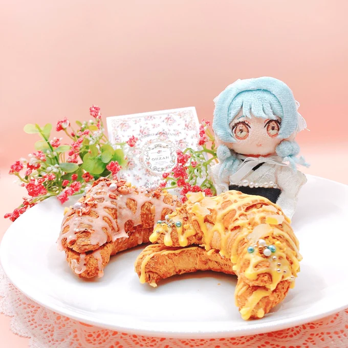 肌と髪の毛にソフトボアを使ってるふわふわの自創作ぬいちゃん達～#ぬいコン2022冬 