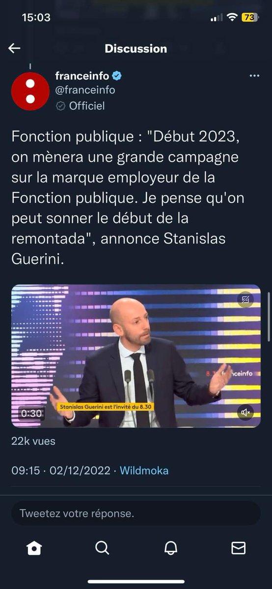vincentyou's tweet photo. Dans le nouveau monde,  au lieu de vanter le service du bien commun, de la France  et/ou de la continuité du service public... on imagine qu'il s'agit d'une "marque employeur" et de remontada. 
Quelle misère ! https://t.co/i0aG1T87RC