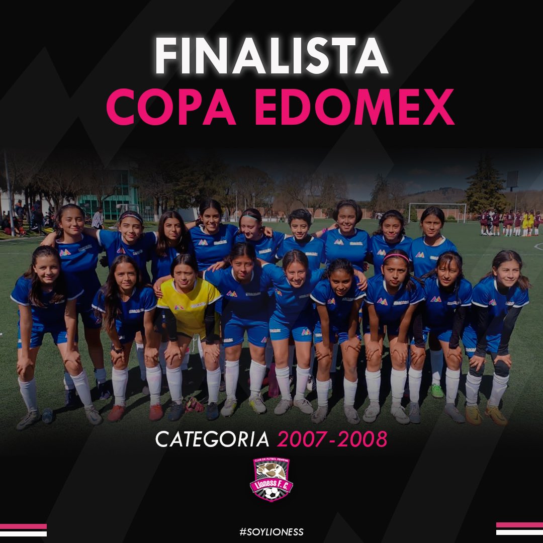 Lioness_FC's tweet photo. ¡ESTAMOS EN LA FINAL! 🤩

Tras paso perfecto, obtuvimos el pase a la final de Copa Edo Méx en ambas categorías.

Buscaremos el titulo estatal el 9 de diciembre en el Estadio Nemesio Diez

#SoyLioness #Metepec @alfredodelmazo @Marcelaglezs @maxquintana @FerFlores_Emp @emiloyamin https://t.co/TfgStoL34x