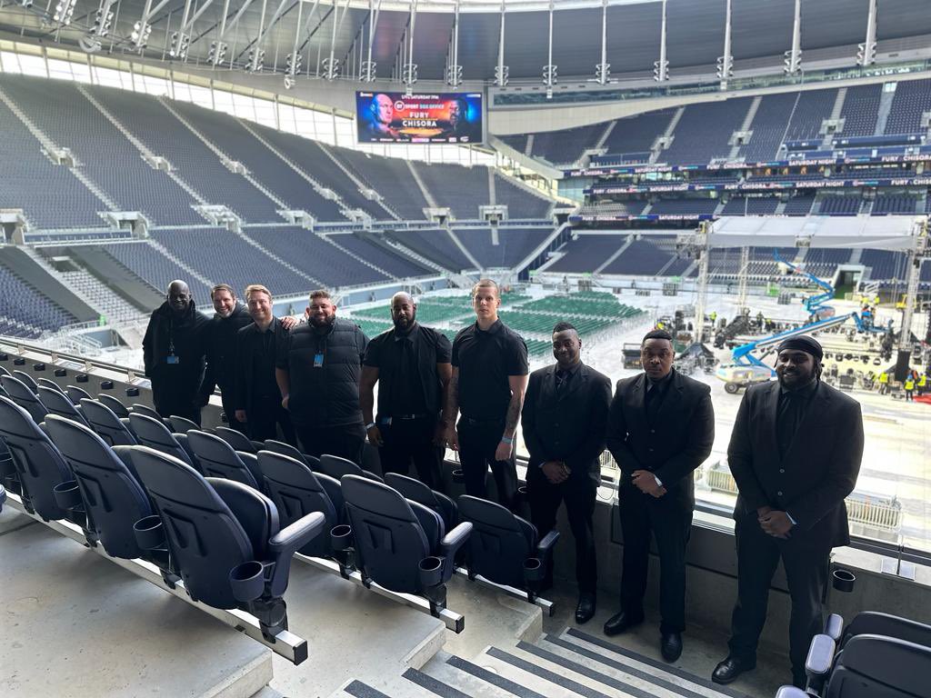 alfieRwarren's tweet photo. Another Fight Week done. @RomaSecurity1 making sure @Tyson_Fury vs @DerekWarChisora fight week was successfully safe and secure. Both teams been a pleasure to work with 💪🏻 
@FrankWarren @BTSportBoxing https://t.co/t4TDNGourQ