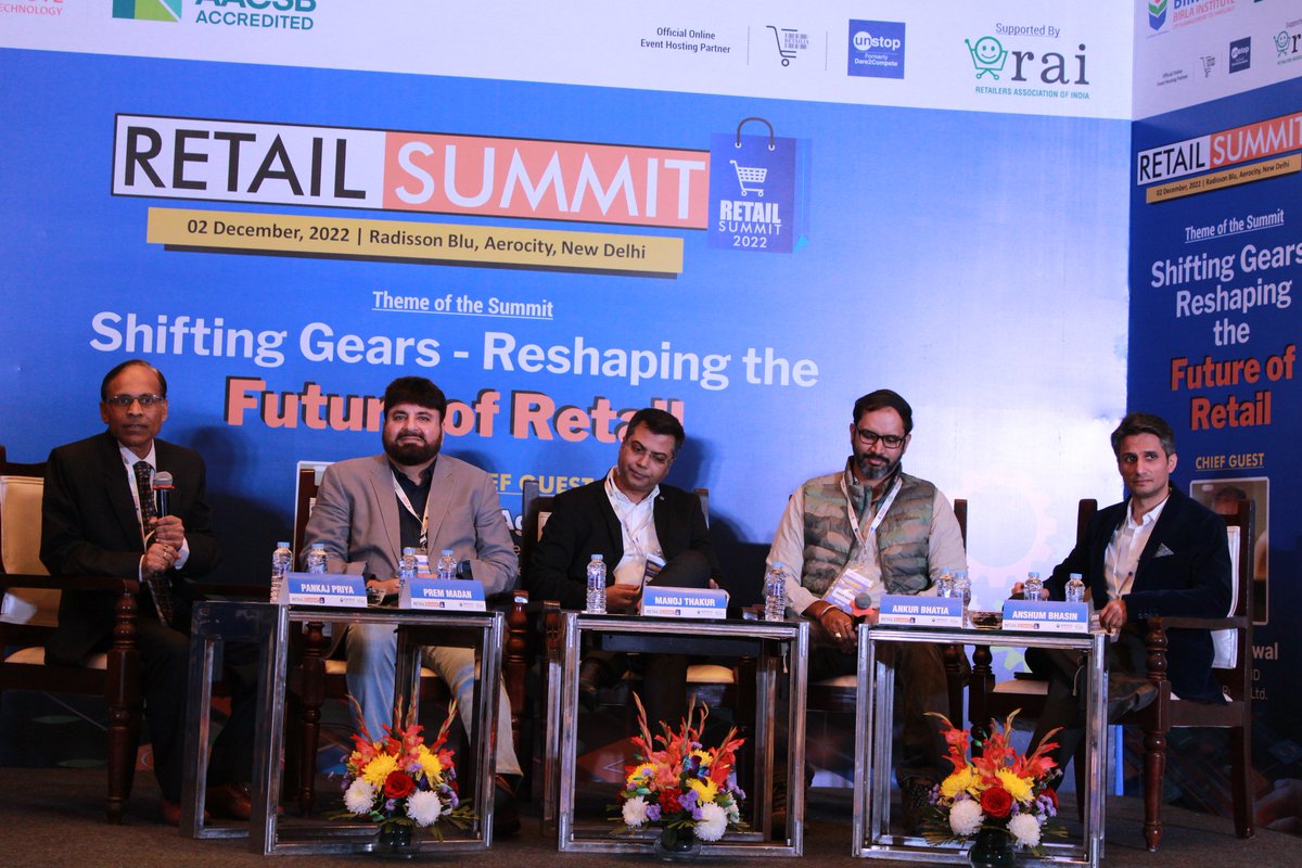 RetailiaBimtech's tweet photo. The First Panel Discussion of Annual Retail Summit 2022 was on the topic-
"Omni-Channel Strategies: Creating More Meaningful Retail Experiences" https://t.co/V5lCxJlrGA