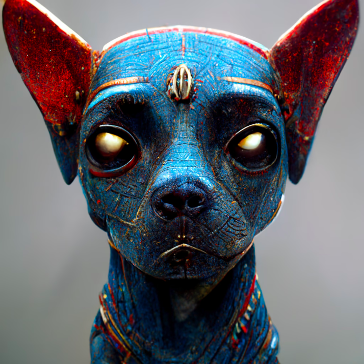 This is Meritaton...🐶👽
She has a whole library in her brain. In addition to Jafarian, she speaks 23 languages. This makes her the perfect consultant and one conversation with her is more than any university degree.
#nfts #dogliens