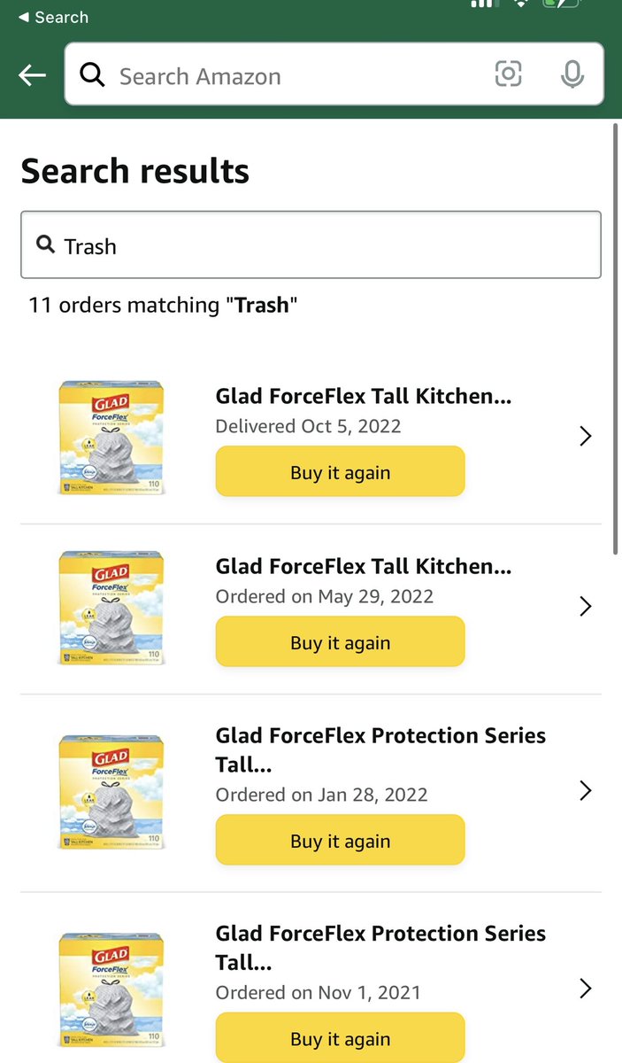 ITSMgal's tweet photo. @gladproducts I need some help. No way to return this box of faulty trash bags! Mess after mess! https://t.co/s9INMvUE5f