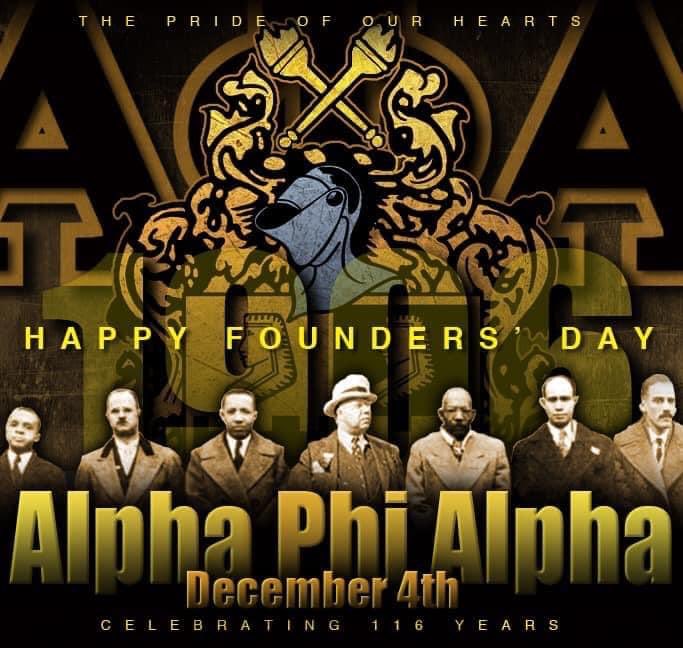 Happy Founders Day Bruhs 🤙🏾 #1906 #AlphaPhiAlpha